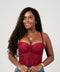 Corset de encaje con copa tipo bra