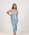 Vestido azul claro