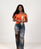 Jean denim azul lavado