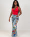 Jean wide leg parches urban