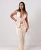 Conjunto encaje crema